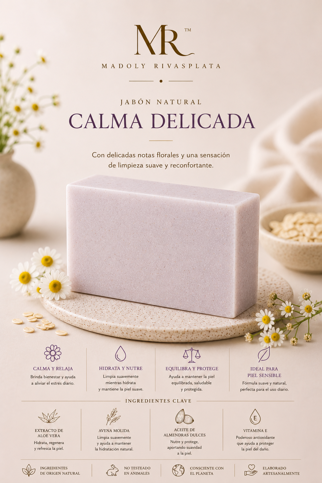 Jabón Calma Delicada
