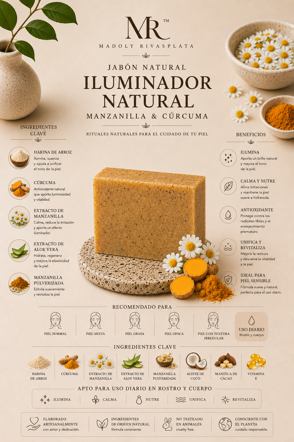 Jabón Iluminador Natural